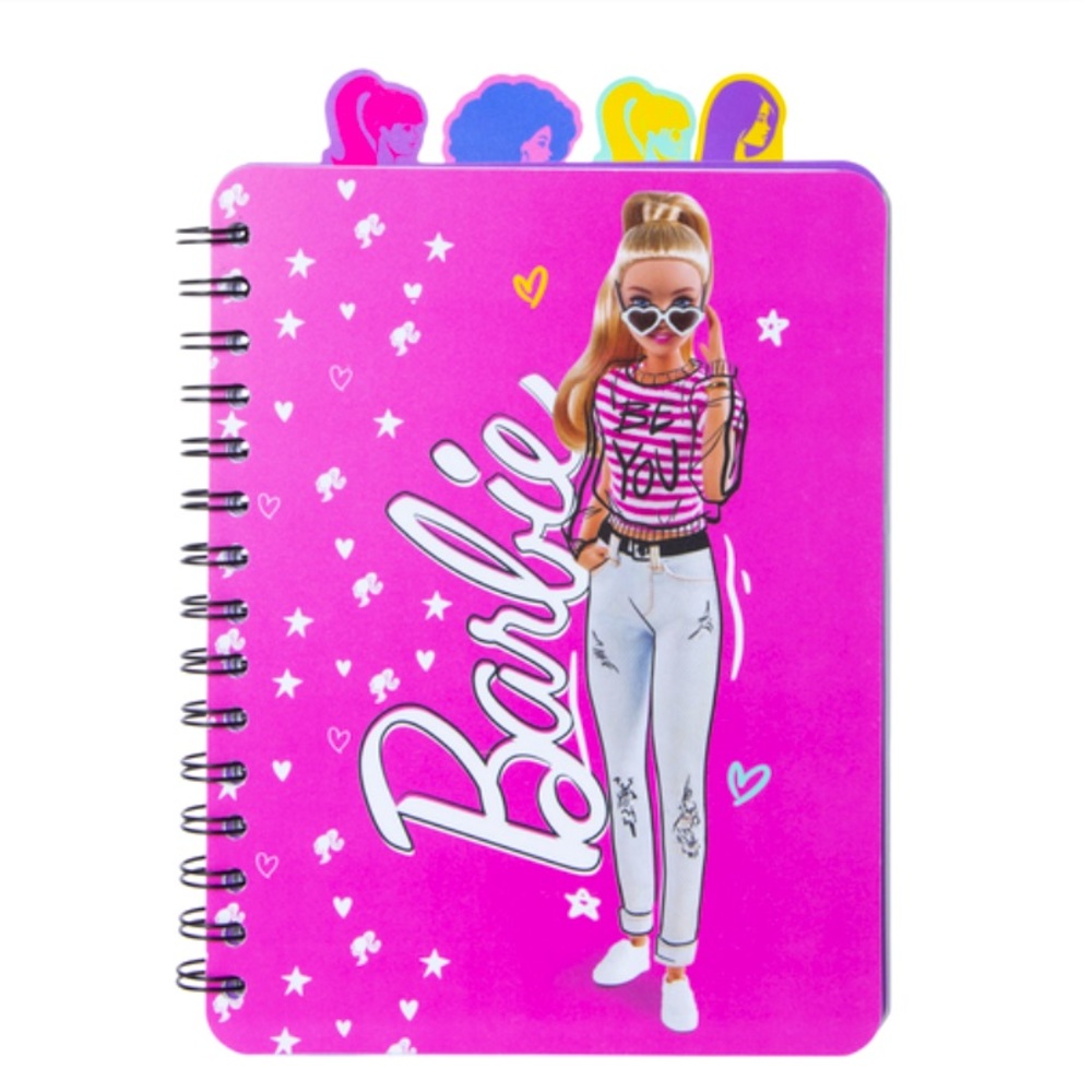 Barbie Tab spiral journal